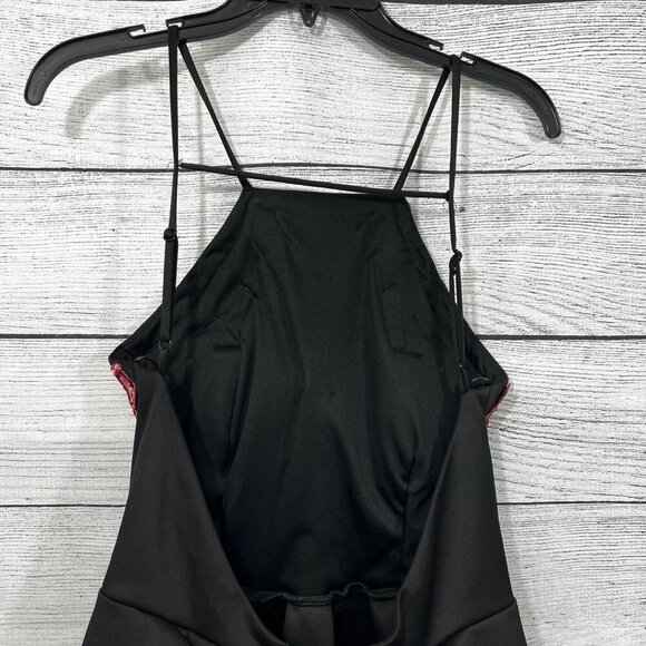 BDarlin Fit & Flare Dress With Red Floral Embroidery Size M - Picture 4 of 4